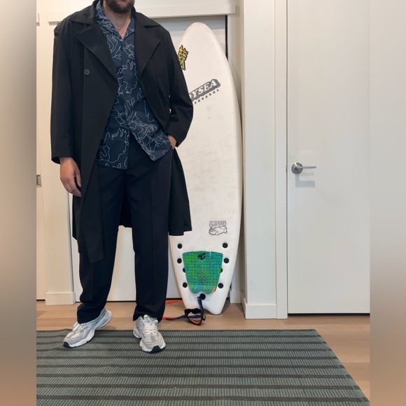 Zara Other - Zara Mens Stylish Black Trench Coat